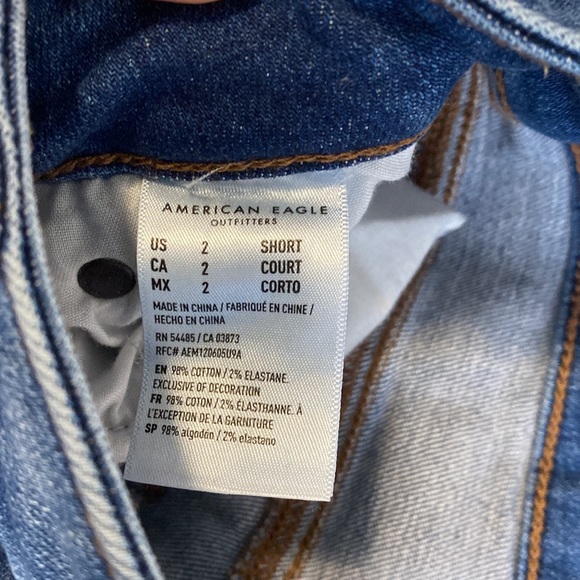 American Eagle Blue High Rise skinny Jeans - Picture 6 of 6